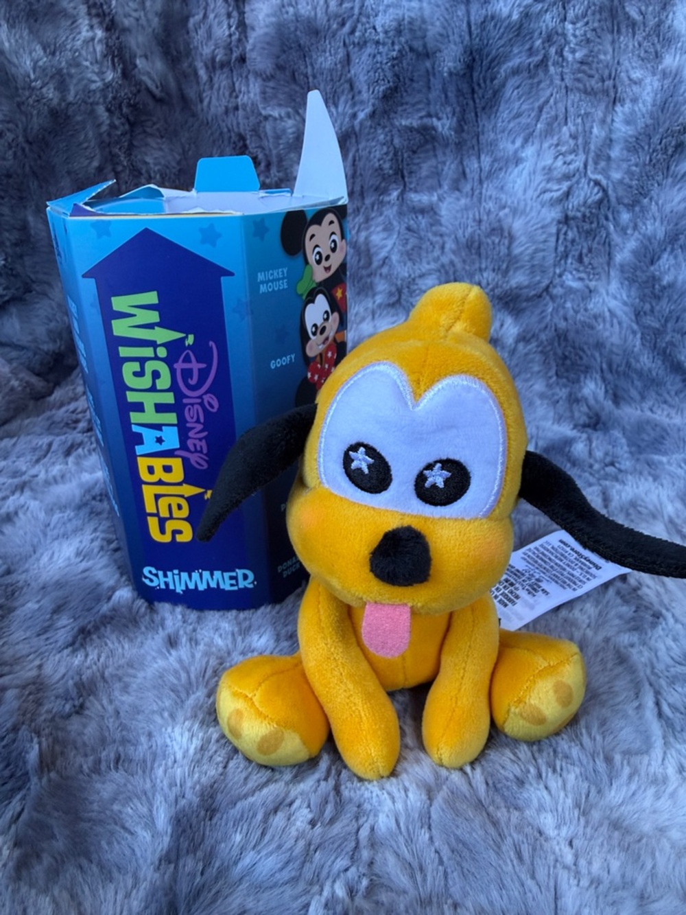 Disney Wishables Shimmer Pluto Plush